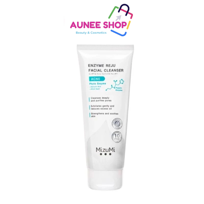 พร้อมส่ง/มีไลฟ์ aunee shopMizuMi Enzyme Reju Facial Cleanser Acne 100 ml.