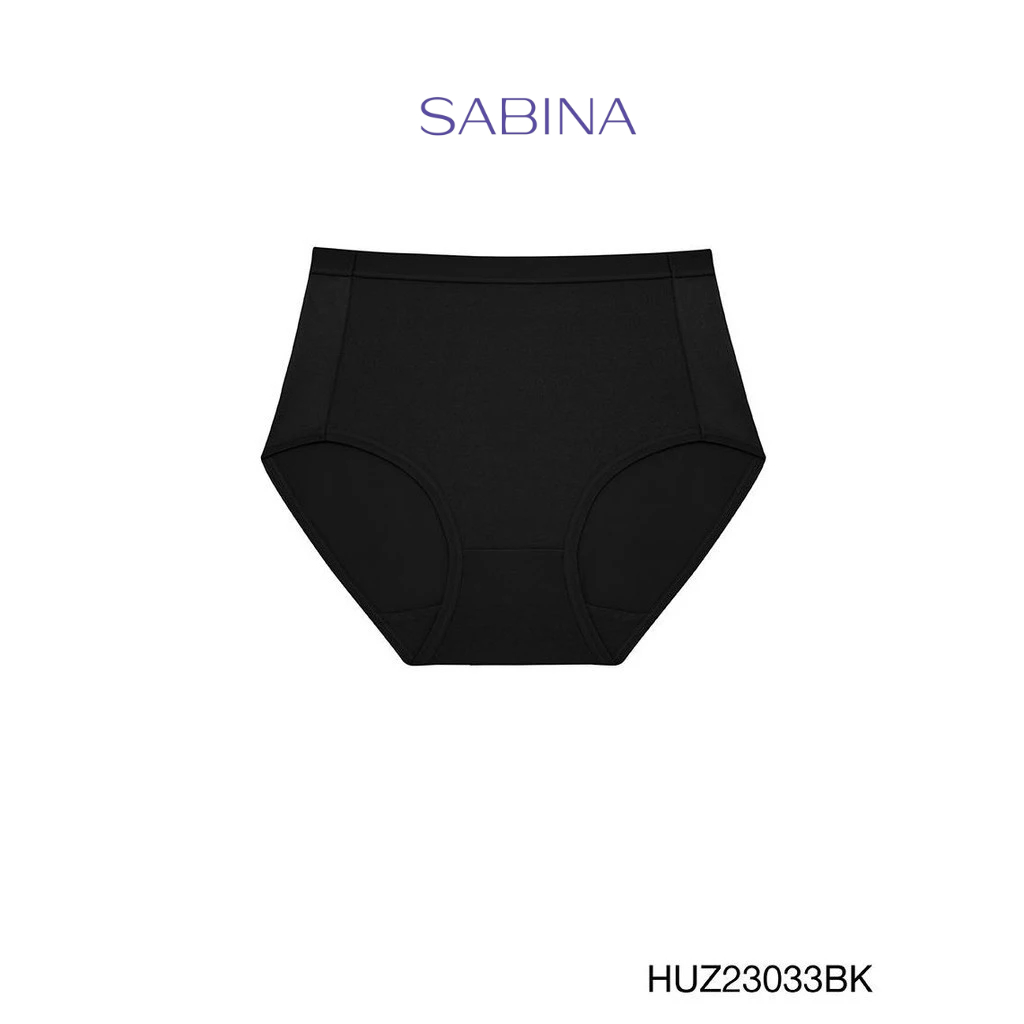 Sabina Habpy Panty กางเกงในทรงเอวสูงปานกลาง รหัส HUZ23033BK - สีดำ