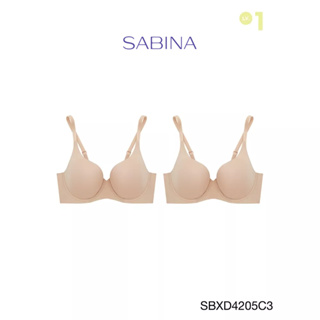 Sabina เสื้อชั้นใน (Set 2 ชิ้น ) (มีโครง) รุ่น Perfect Bra รหัส SBXD4205C3 สีเนื้อเข้ม