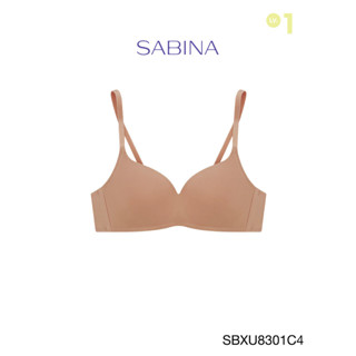 Sabina เสื้อชั้นใน Invisible Wire (ไม่มีโครง) รุ่น Pretty Perfect รหัส SBXU8301C4 สีเนื้อแทน