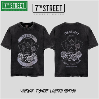 7th Street (ของแท้) ผ้าฟอก วินเทจ Oversize รุ่น V-SBS002