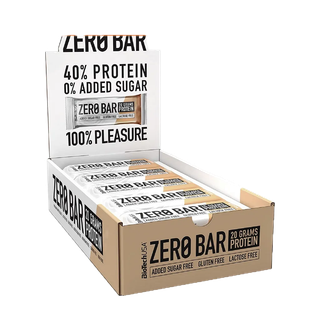 BioTechUSA Zero Bar protein bar Cappuccino 50g/Bar (โปรตีนบาร์ รสคาปูชิโน่ 50กรัม/แท่ง)