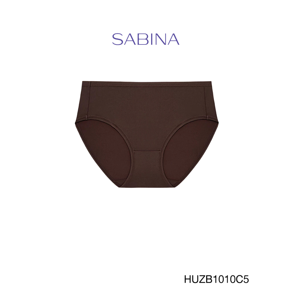 Sabina กางเกงชั้นใน Habpy Panty เบสิค ทรงบิกินี่ รหัส HUZB1010C5 สีน้ำตาลโกโก้