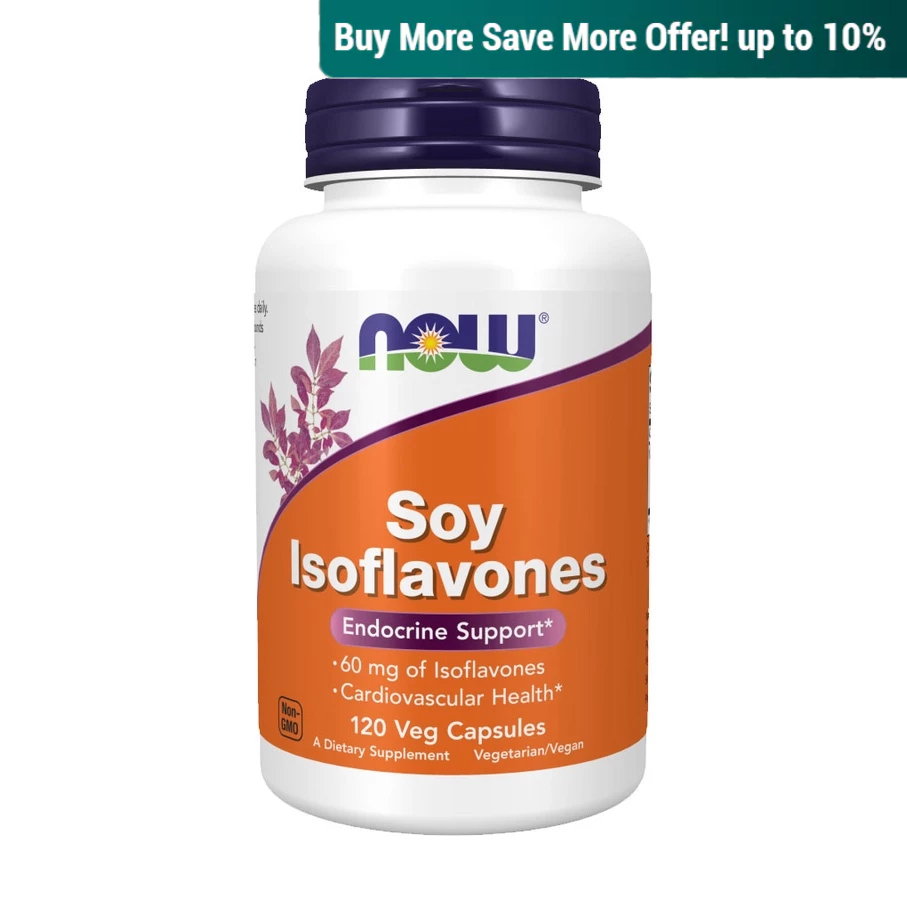 Now Foods, Soy Isoflavones, 120 Veg Capsules
