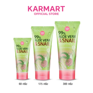 Cathy Doll ไนน์ตี้ไนน์เปอร์เซ็นต์อโลเวร่าแอนด์สเนลเซรั่มซูทติ้งเจล 99%