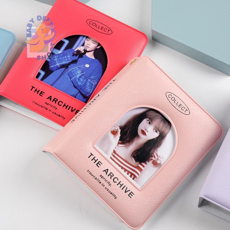 <รับอัดรูป🎞️> อัลบั้มปกหนัง 🏅 Instax mini 2*3นิ้ว 36ช่อง 6สี The Archive สมุดภาพ สะสมการ์ด บัตรประชาชน รูปถ่าย