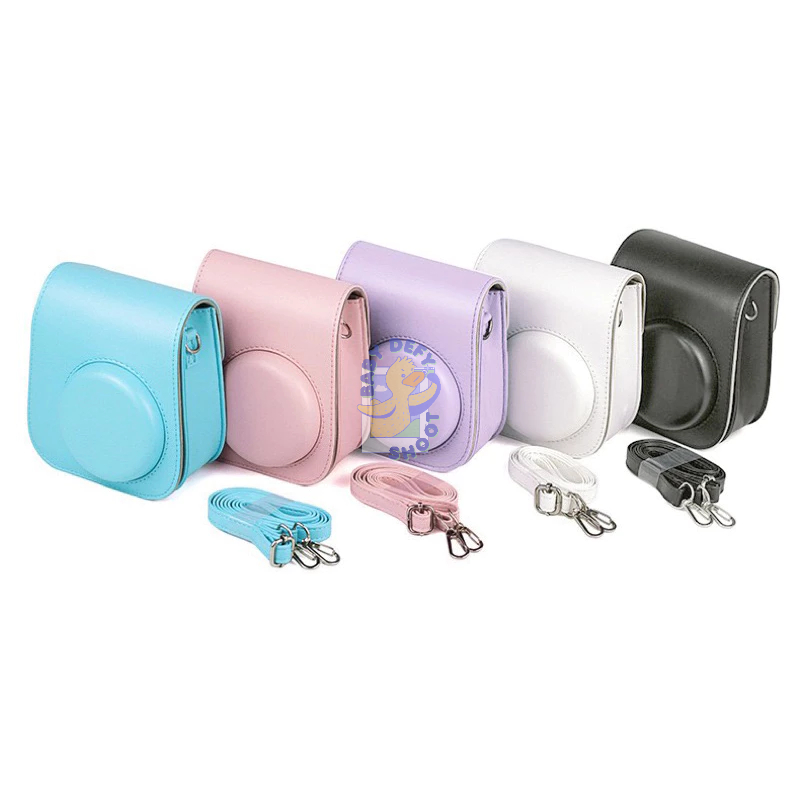 <พร้อมส่ง> กระเป๋าหนัง Instax Mini 11 📸 พร้อม สายคล้องคอ mini11 กล้องถ่ายรูป กระเป๋ากล้อง สะพาย เคส กล้องอินสแตนท์