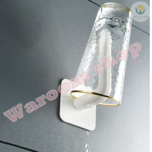 ที่แขวนทิชชู่สีขาว ที่เสียบทิชชู่ ที่แขวนฝาหม้อ ที่แขวนแก้ว ติดตั้งง่าย ราคาถูก - รูปที่ 4