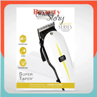 💪WAHL รุุ่น Super Taper แท้💯 มอเตอร์ V5000 ปรับฟันได้ ปัตตาเลี่ยน ตัดผม วอลล์ 🏆ประกัน 1ปี (ดีกว่า Pro Basic) Made USA