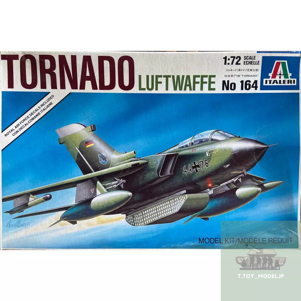 Italeri 1/72 Tornado Luft Wafee No.164 โมเดลเครื่องบินรบ เครื่องบินสงครามโลก เครื่องบินประกอบ