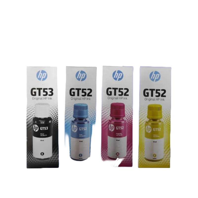 HP GT53/GT52หมึกเติมแท้สีดำ/สีฟ้า/สีม่วงแดง/สีเหลืองใช้กับ HP Smart Tank 500,515,615,INK TANK 115/315/415/319/419