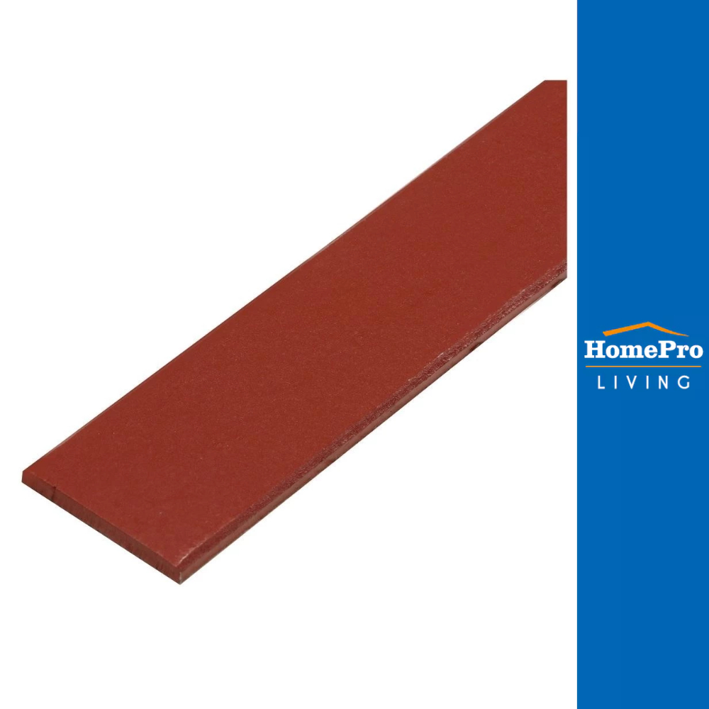 DURAONE ไม้ระแนงผิวเรียบขอบวี 7.5X300X0.8 ซม. สีมะฮอกกานี