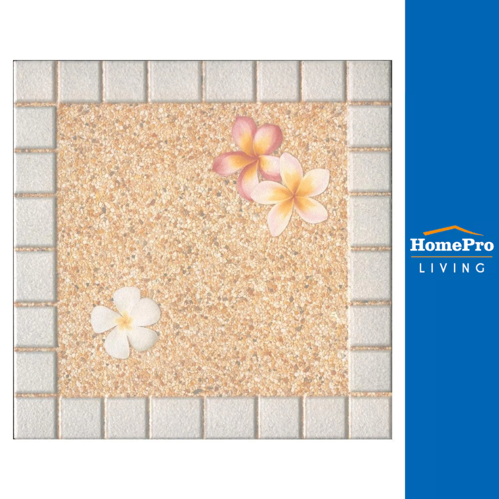 HomePro กระเบื้องพื้น 16x16 นิ้ว TARA สปา-ฟิลด์ ครีม EXC PM 0.96M2 แบรนด์ TARA
