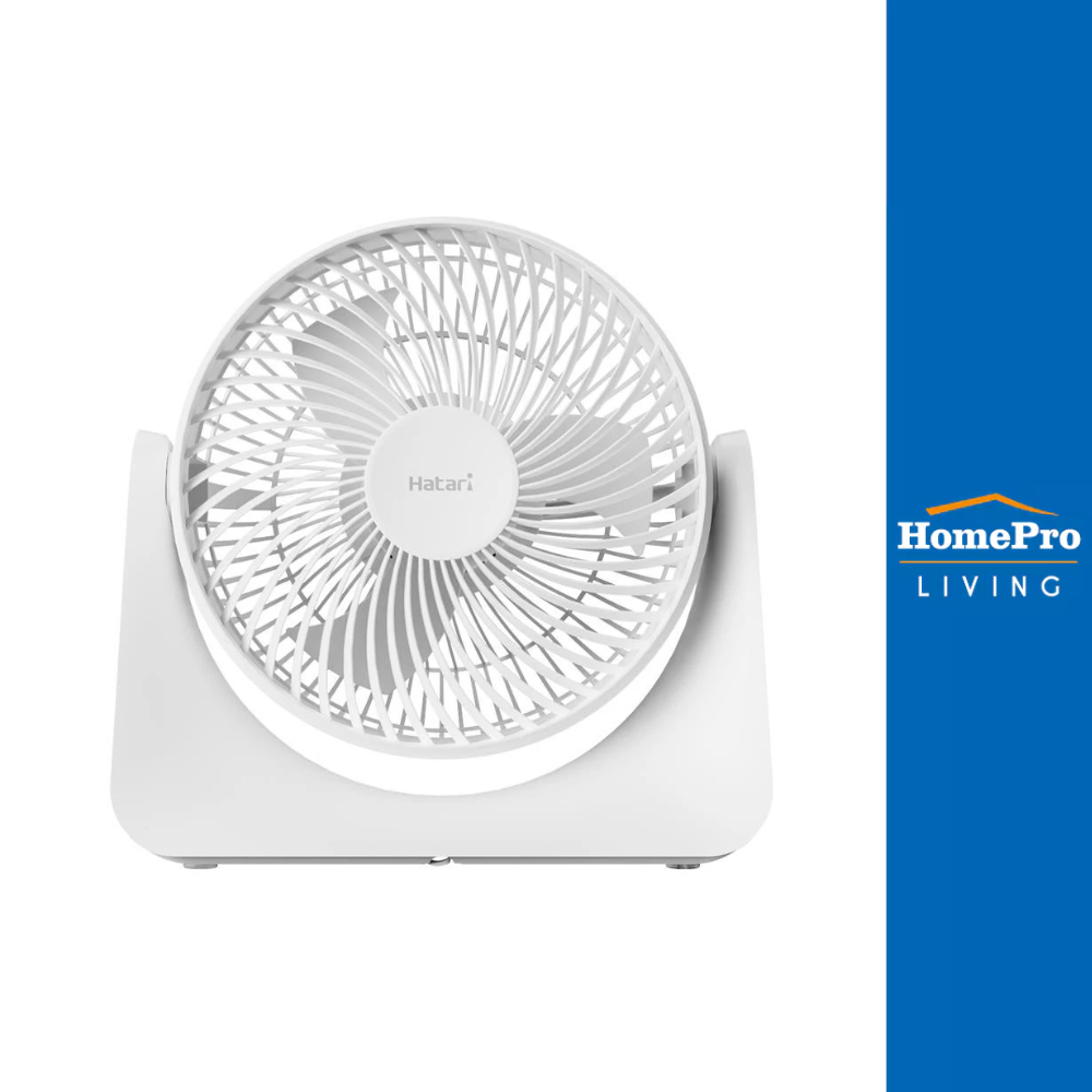 HATARI พัดลมพกพา 8 นิ้ว CYCLONE MAX สีขาว