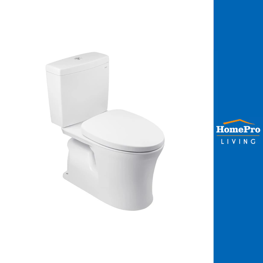 TOTO สุขภัณฑ์ 2 ชิ้น CST230 4.8/3 ลิตร สีขาว จัดส่งโดย HomePro ชักโครก โถส้วม