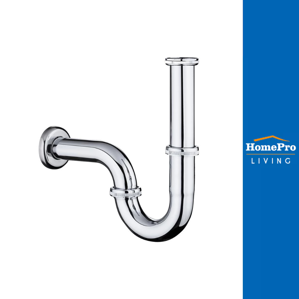 KARAT FAUCET ท่อน้ำทิ้งอ่างล้างหน้าพีแทรปBAT2-50 25 ซม. สีโครม