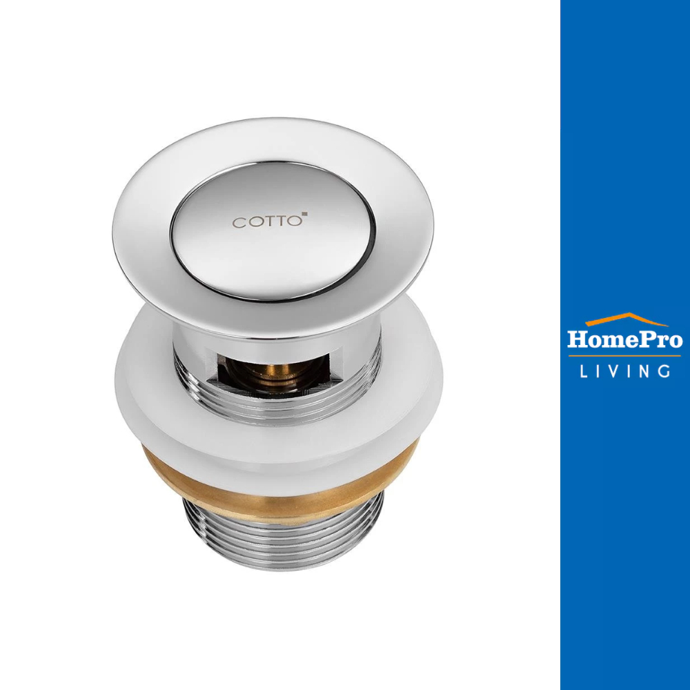 COTTO สะดืออ่างล้างหน้าแบบกด CT6702(HM)
