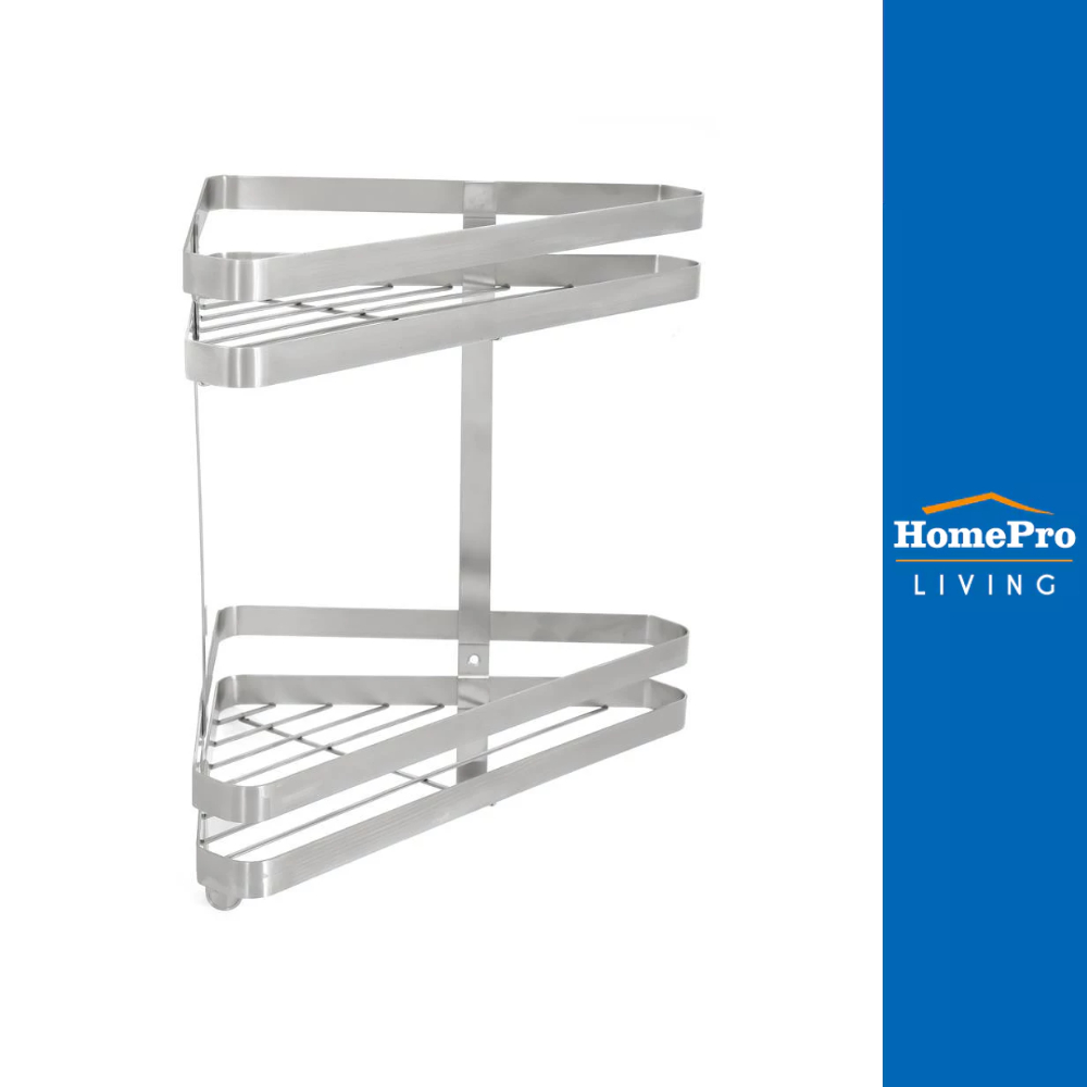 MOYA ชั้นแขวนเข้ามุม F25101 จัดส่งโดย HomePro อุปกรณ์ในห้องน้ำ