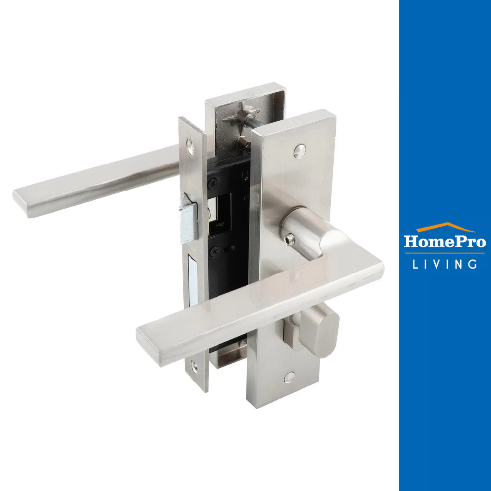 HomePro มือจับก้านโยกห้องน้ำ MORTISE COLT AWS (K7.2)1712 สีสเตนเลส