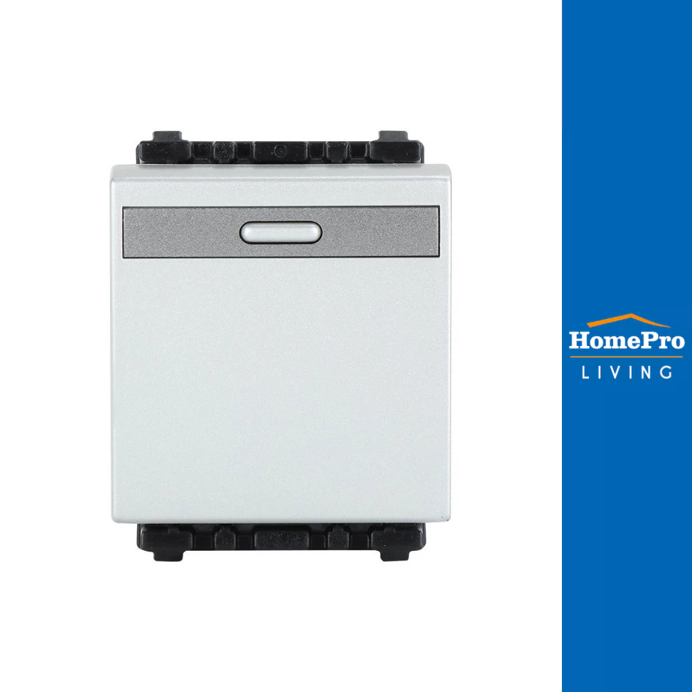 PANASONIC สวิตช์ 1 ทาง 1.5 ช่อง WEG5521 MW สีเงิน จัดส่งโดย HomePro