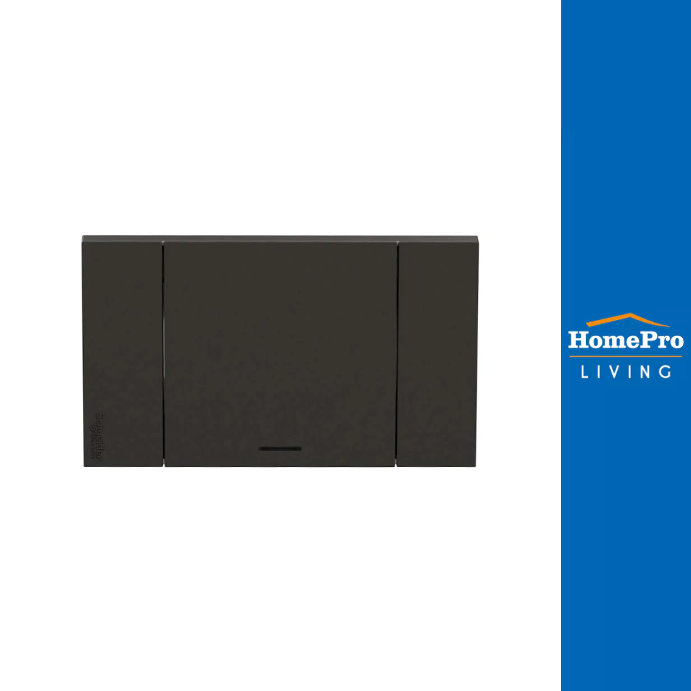 SCHNEIDER ชุดสวิตช์ทางเดียว 1 ช่อง A7031F_BK สีดำ จัดส่งโดย HomePro