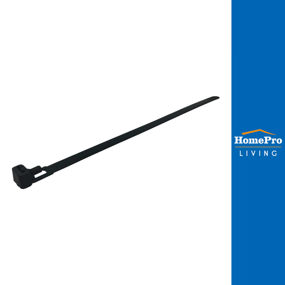 ELEKTRA เคเบิ้ลไทร์ 6 นิ้ว สีดำ (100 เส้น) จัดส่งโดย HomePro
