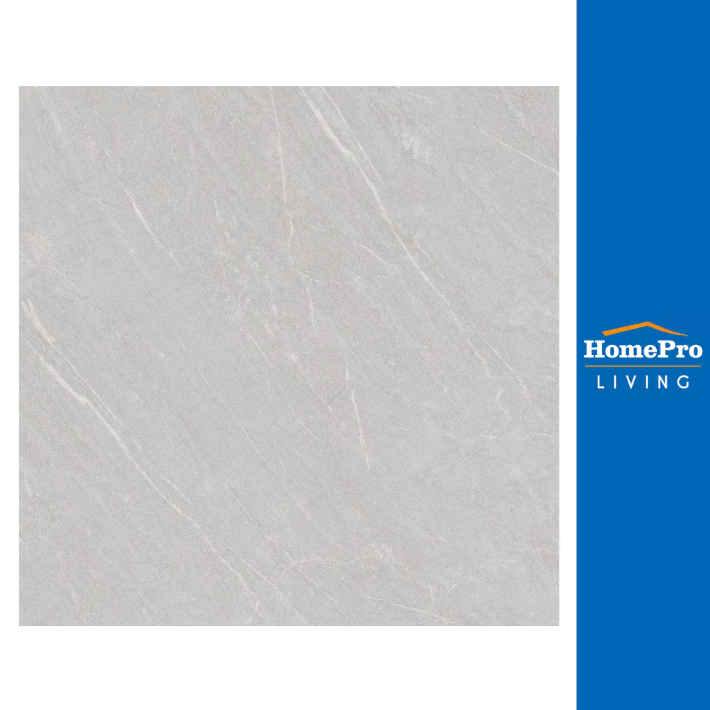 CERGRES กระเบื้องพื้นพอร์ซเลน 60x60 ซม. มิรันเต้ เทาอ่อน A 1.44 จัดส่งโดย HomePro