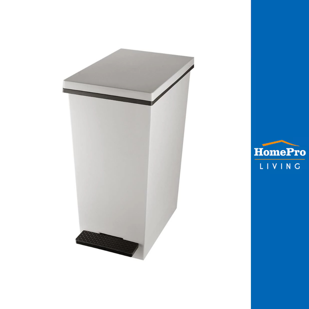 ACCO ถังขยะเหยียบเหลี่ยม HH-2610I 20 ลิตร สีเทา จัดส่งโดย HomePro