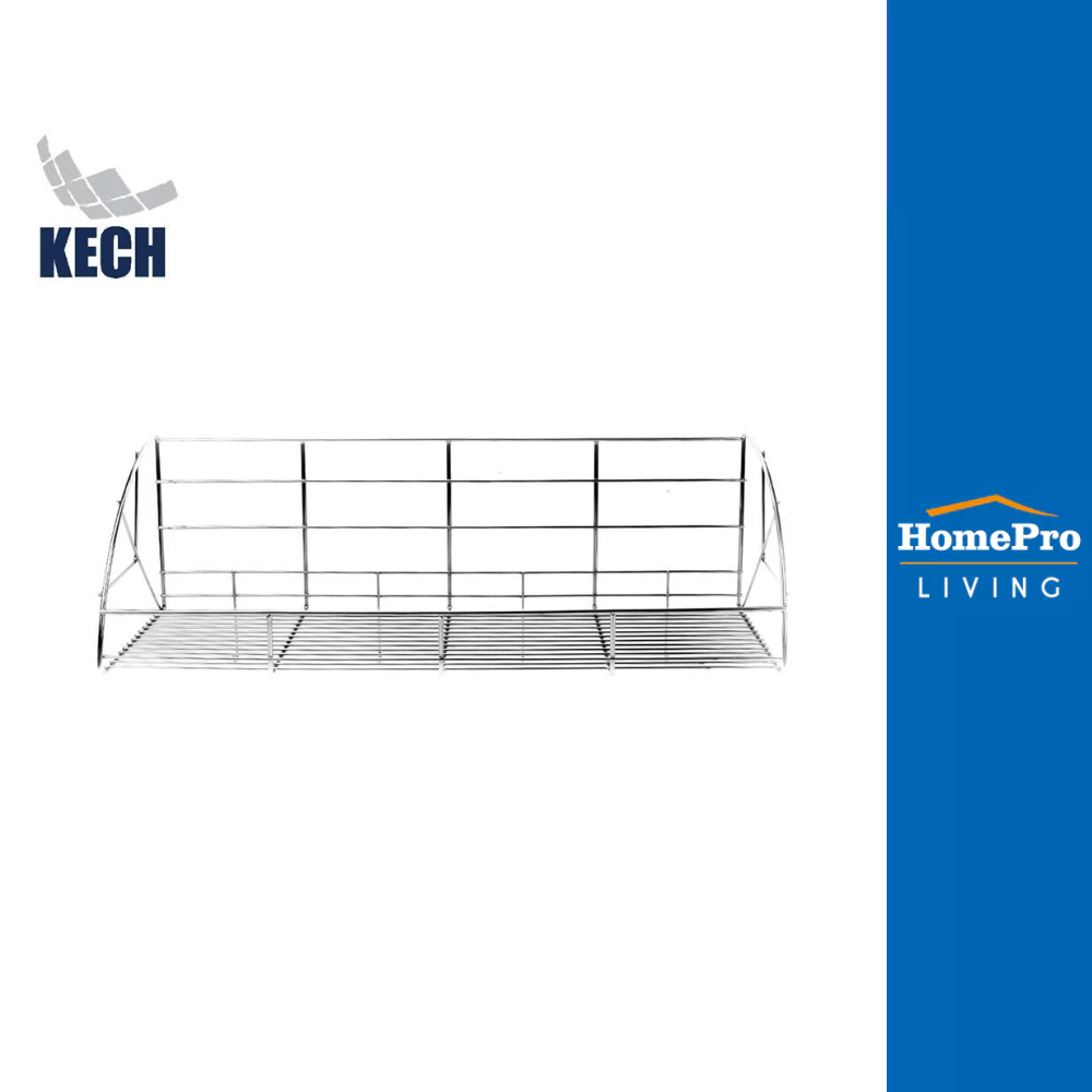 HomePro ชั้นคว่ำจานติดผนังสเตนเลส ขนาด 60 cm แบรนด์ KECH