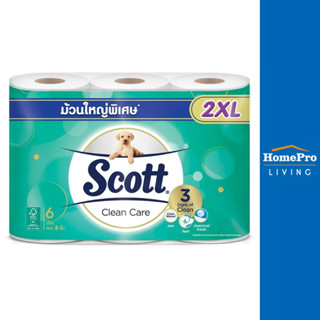 SCOTT กระดาษชำระ CLEAN CARE แพ็ค6 จัดส่งโดย HomePro