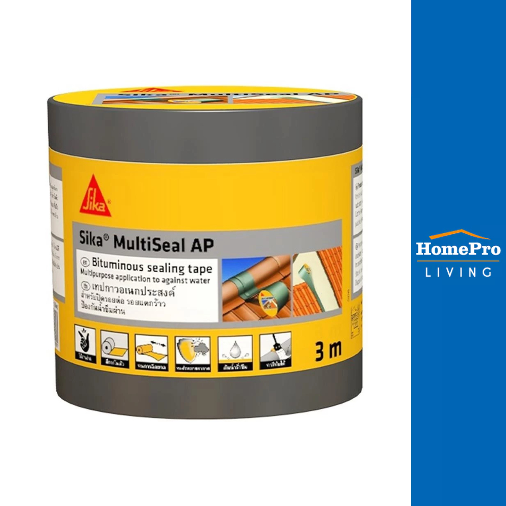 SIKA เทปกาวบิทูเมน MULTISEAL AP 0.1X3เมตร สีเทา