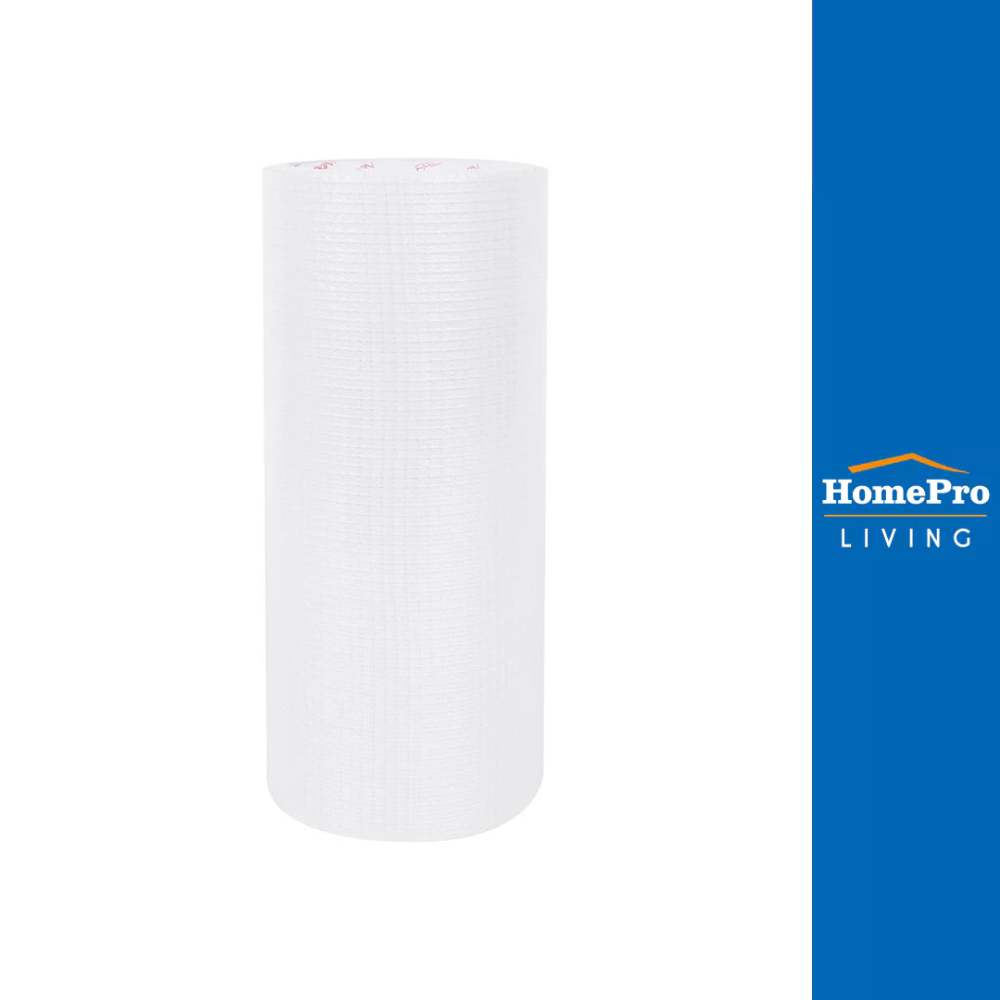 DEXZON ตาข่ายไฟเบอร์ กาวในตัว 8 นิ้วX10 ม. สีขาว จัดส่งโดย HomePro