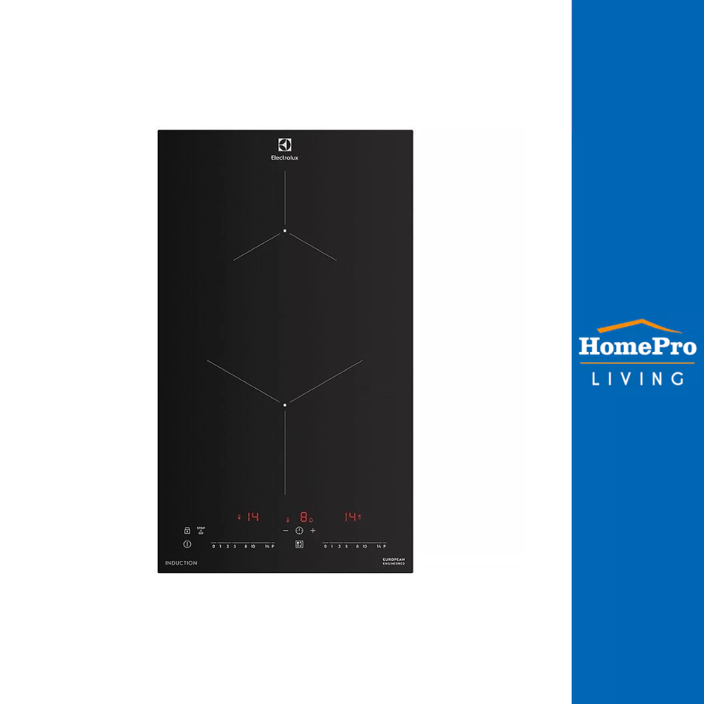 [ฟรีติดตั้ง! สำหรับระบบไฟพร้อมและไม่ครอบคลุมการเจาะท็อปเคาน์เตอร์]  ELECTROLUX เตาฝังอินดักชั่น EHI3