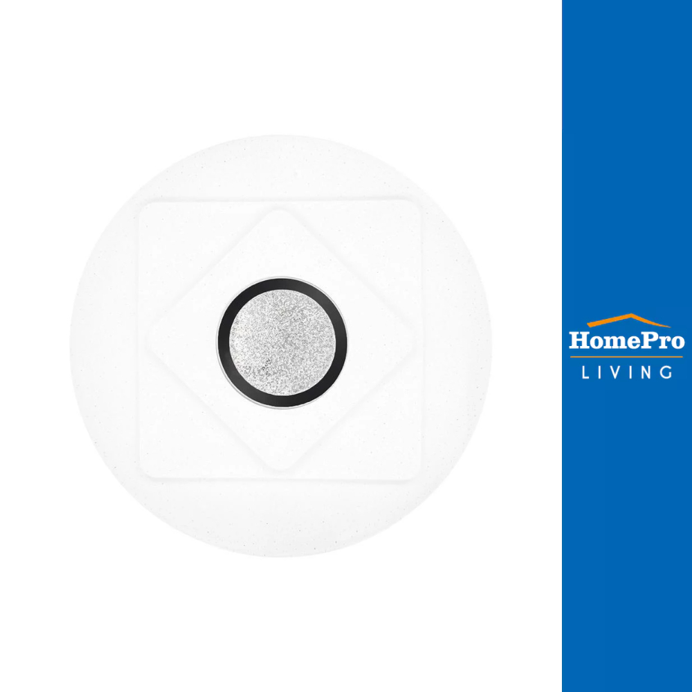 CARINI ไฟเพดาน LED ZY360-1 19 นิ้ว 55 วัตต์ DAYLIGHT/COOL WHITE/WARM WHITE สีขาว จัดส่งโดย HomePro