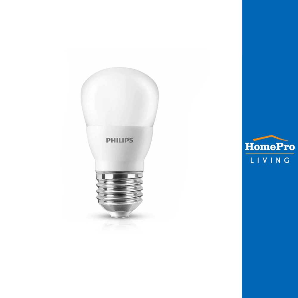 PHILIPS หลอด LED BULB 4 วัตต์ WARM WHITE E27 จัดส่งโดย HomePro