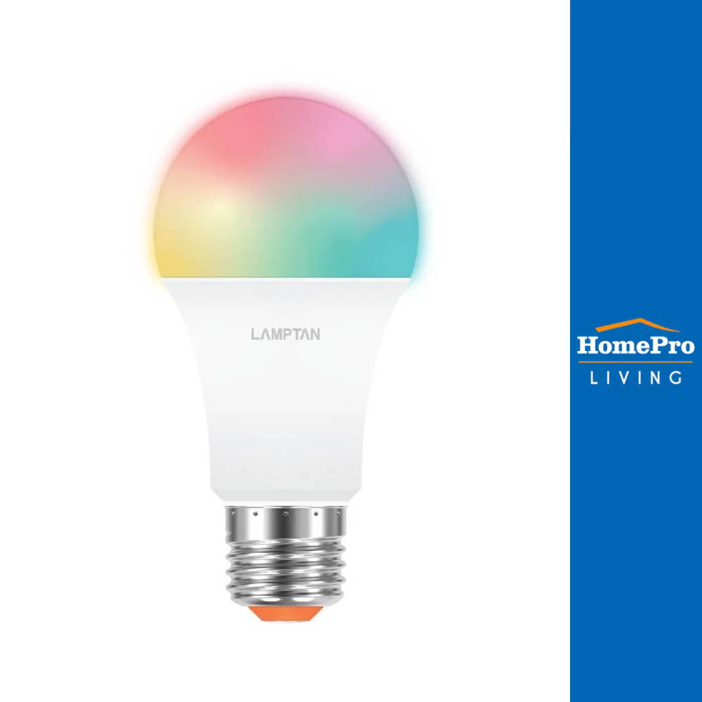 LAMPTAN หลอด LED SMART WIFI 11 วัตต์ E27 DAYLIGHT/RGB จัดส่งโดย HomePro