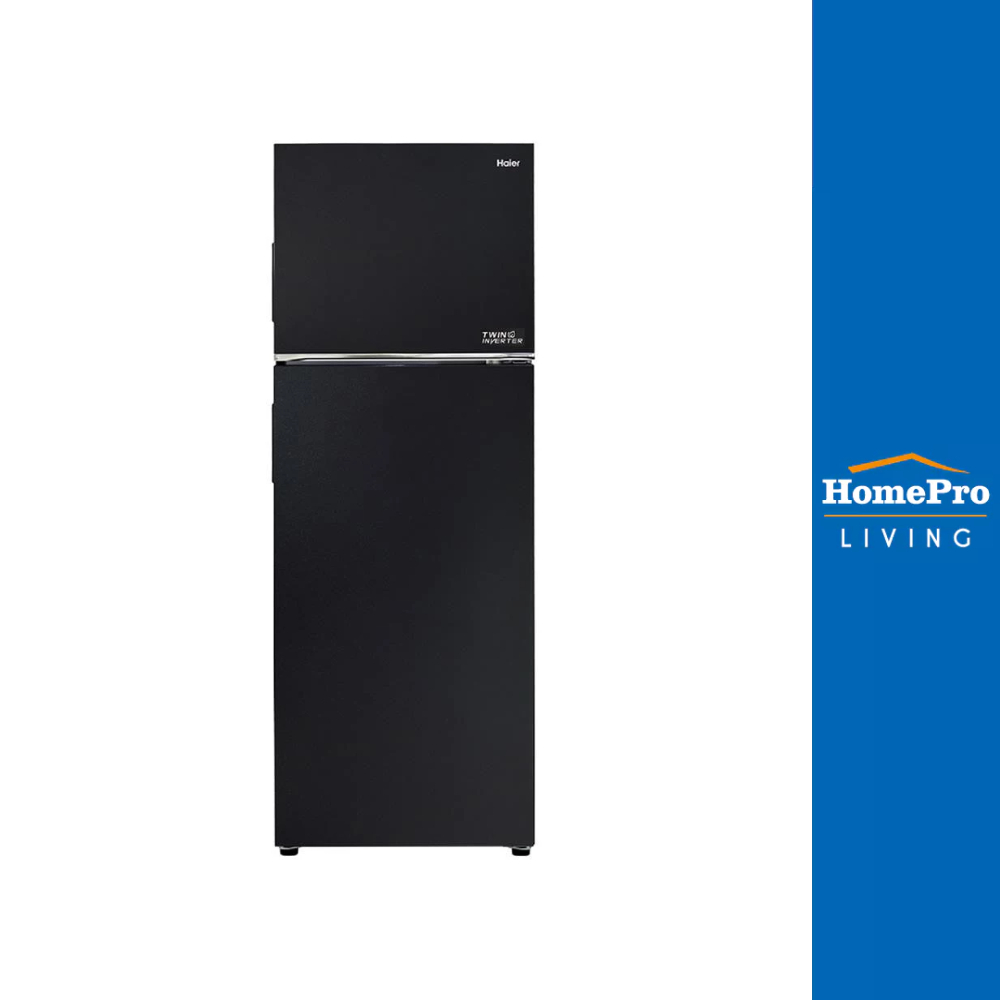 HAIER ตู้เย็น 2 ประตู รุ่น รุ่น HRF-320MNI 11.8 คิว สีดำ อินเวอร์เตอร์