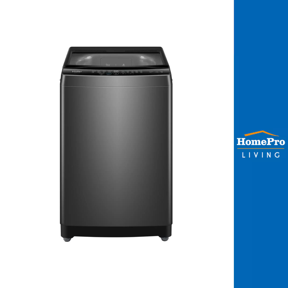 [จัดส่งพร้อมติดตั้ง] HAIER เครื่องซักผ้าฝาบน HWM120-316S6 12 กก. สีเทา