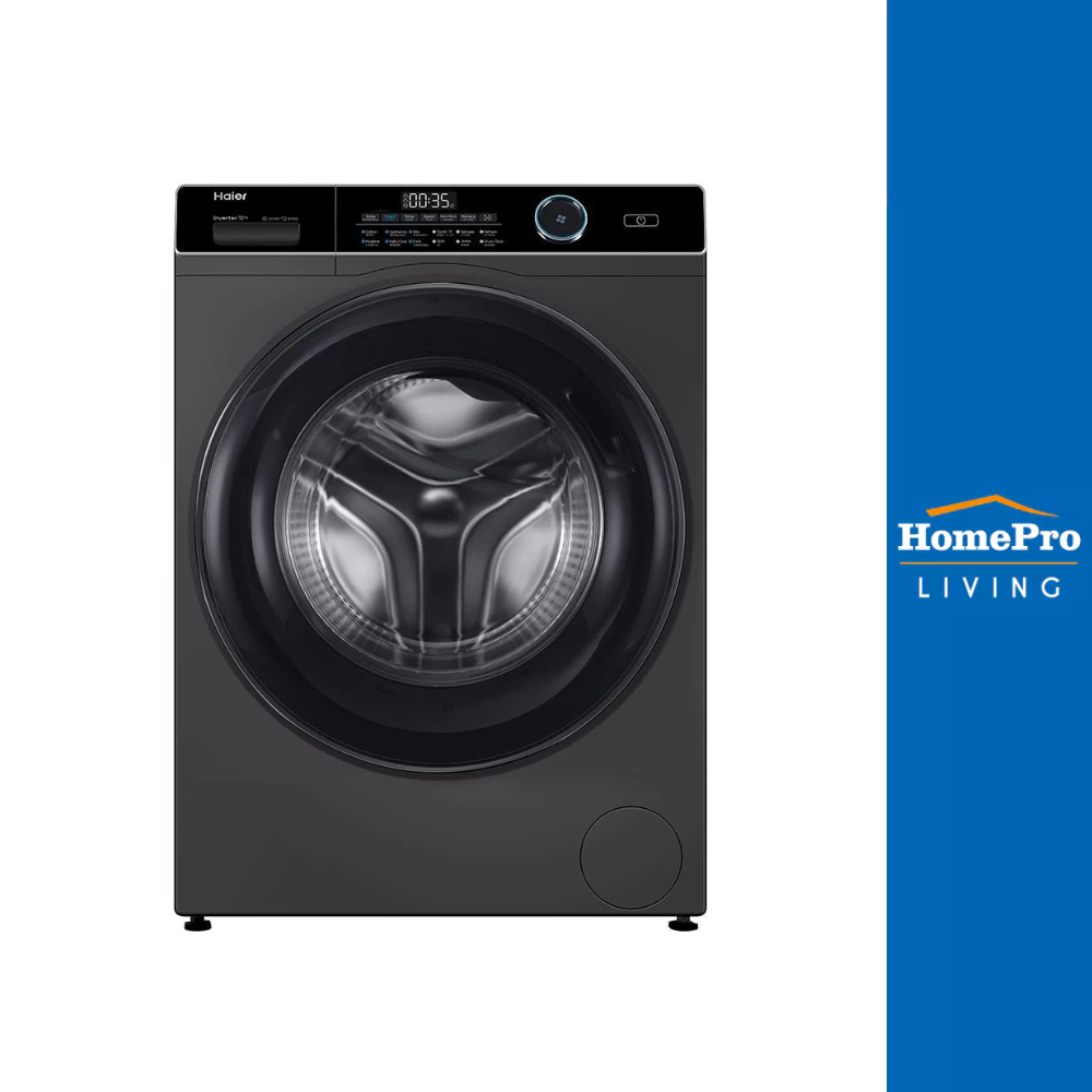 [จัดส่งพร้อมติดตั้ง] HAIER เครื่องซักผ้าฝาหน้า รุ่น HW120-BP14959S6 12 กก. อินเวอร์เตอร์