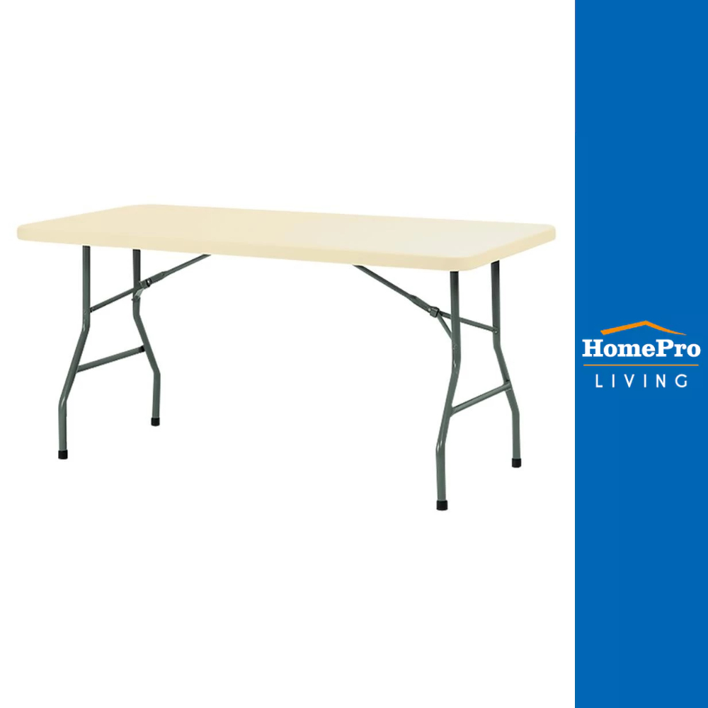 HomePro โต๊ะพับอเนกประสงค์ NST-180B สีครีม แบรนด์ NEWSTORM
