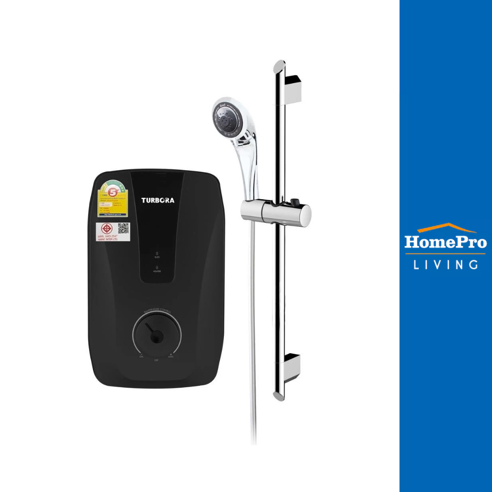 TURBORA เครื่องทำน้ำอุ่น FX-4500E 4500 วัตต์ สีดำ จัดส่งโดย HomePro