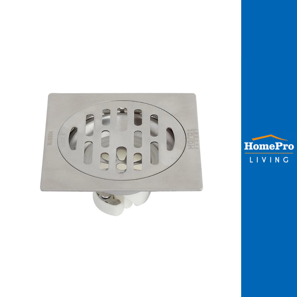 KARAT FAUCET ตะแกรงกันกลิ่น KA-48-832-WT 4 นิ้ว จัดส่งโดย HomePro