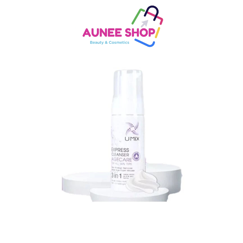 ส่งฟรี/มีไลฟ์ ลด50%‼️Umix Express Cleanser Agecare 150 ml.