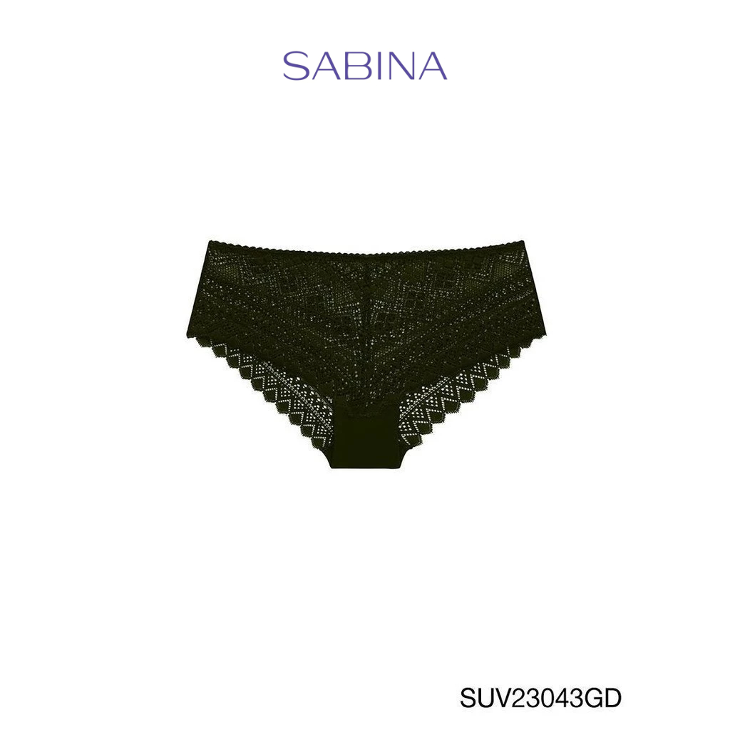 Sabina Basic Lace Summer 24  กางเกงในทรงบอยเลค รหัส SUV23043GD - สีเขียวเข้ม