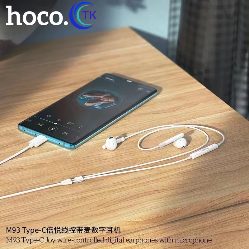 Hoco M93 หูฟังมีสาย Digital มีไมค์ Type-C thumbnail 7