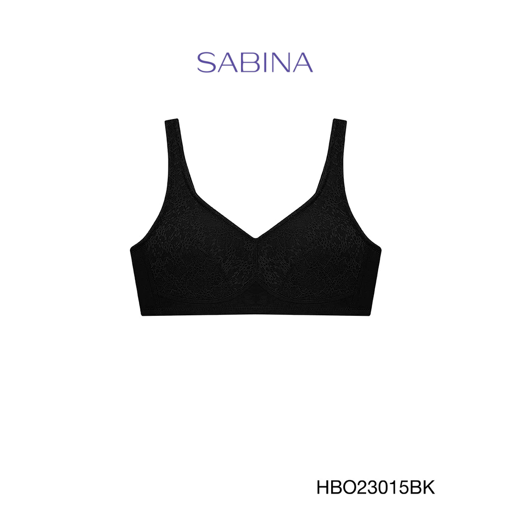 Sabina Habpy Adult Level 1 เสื้อชั้นใน ไร้โครง รหัส HBO23015BK - สีดำ