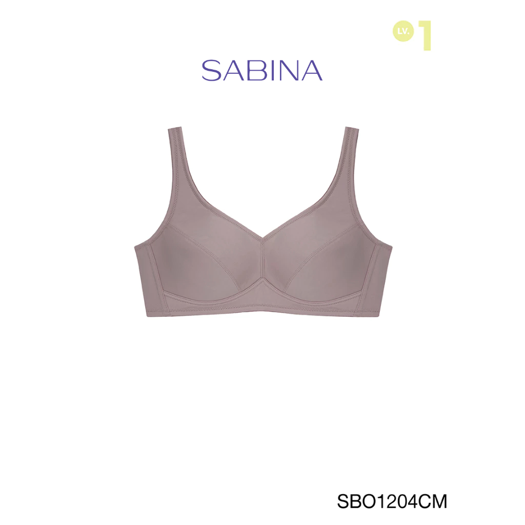 Sabina เสื้อชั้นใน Invisible Wire (ไม่มีโครง) รุ่น Function Bra รหัส SBO1204CM สีช็อคโกแลต