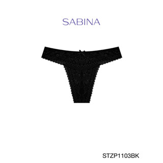 Sabina กางเกงชั้นใน  G-String รุ่น Panty Zone รหัส STZP1103BK สีดำ