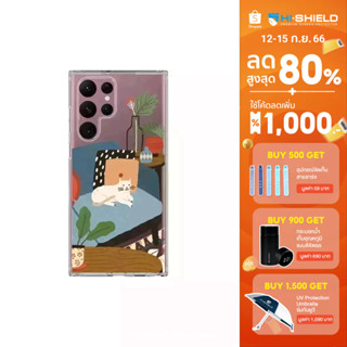 HI-SHIELD Stylish เคสใสกันกระแทก Samsung S22ultra รุ่น Cat2