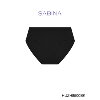 Sabina กางเกงชั้นใน Habpy Panty เบสิค ทรงครึ่งตัว รหัส HUZH8500BK สีดำ